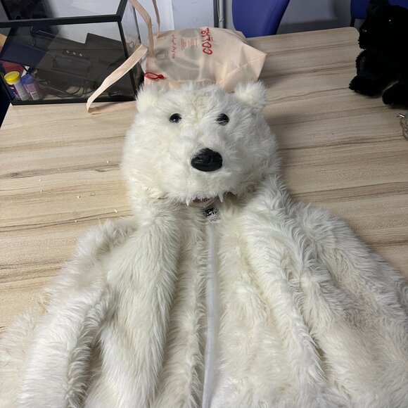 Long polar bear Dress, with pawns on hands and long dress - Picture 3 of 5